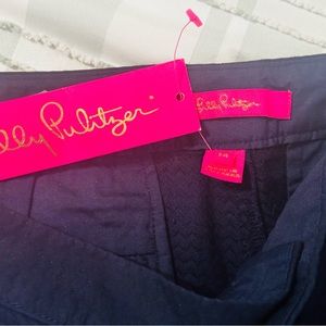 NWT Lilly Pulitzer Buttercup Shorts in True Navy, Sz 14